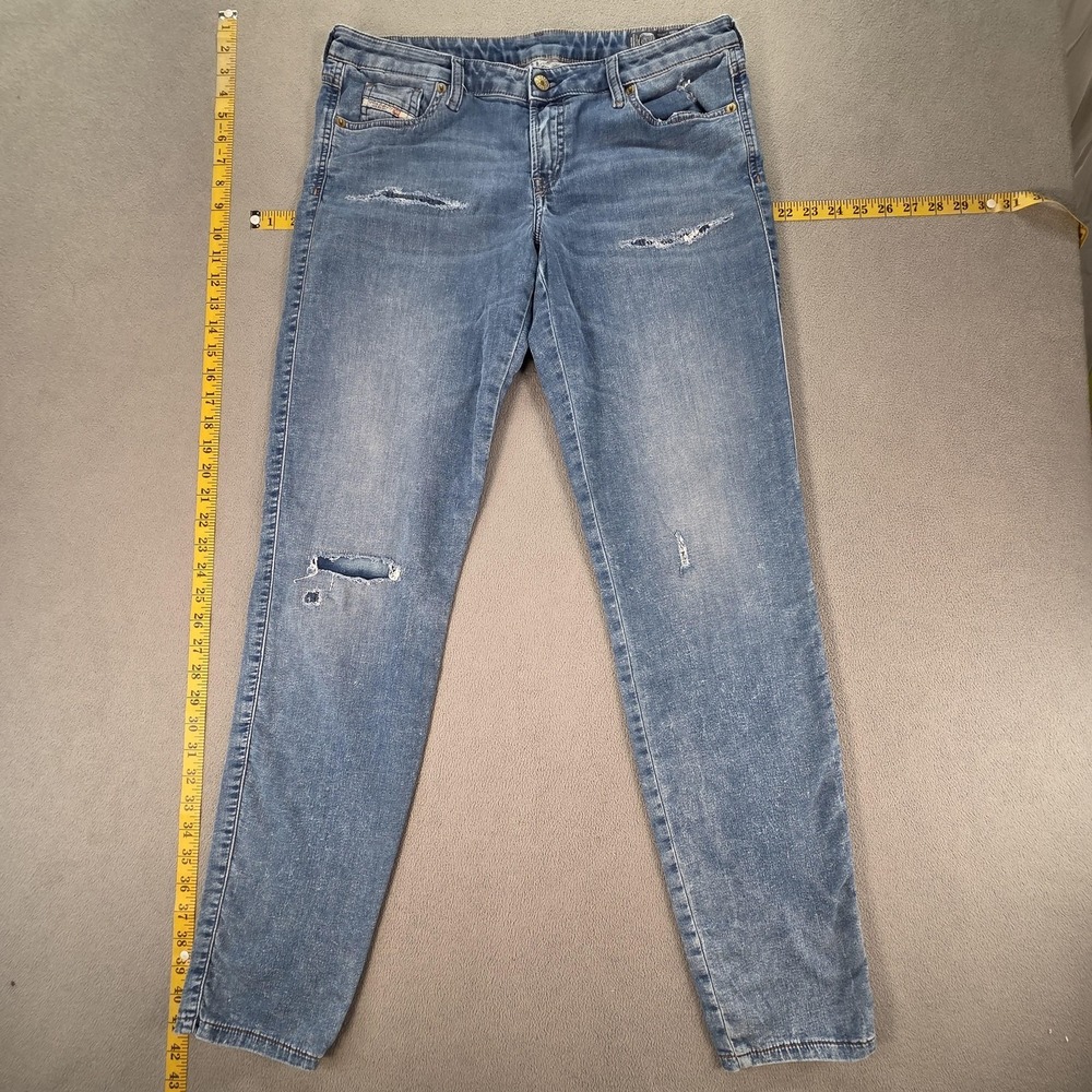 Diesel Gracey-NE Jeans Womens 31 Blue Medium Wash Stretch 0691H‎